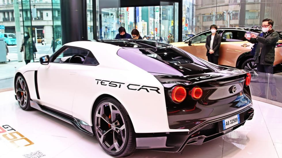 日産 Gt R50 By イタルデザインが銀座の日産クロッシングで展示中 トップギア ジャパン Top Gear Japan