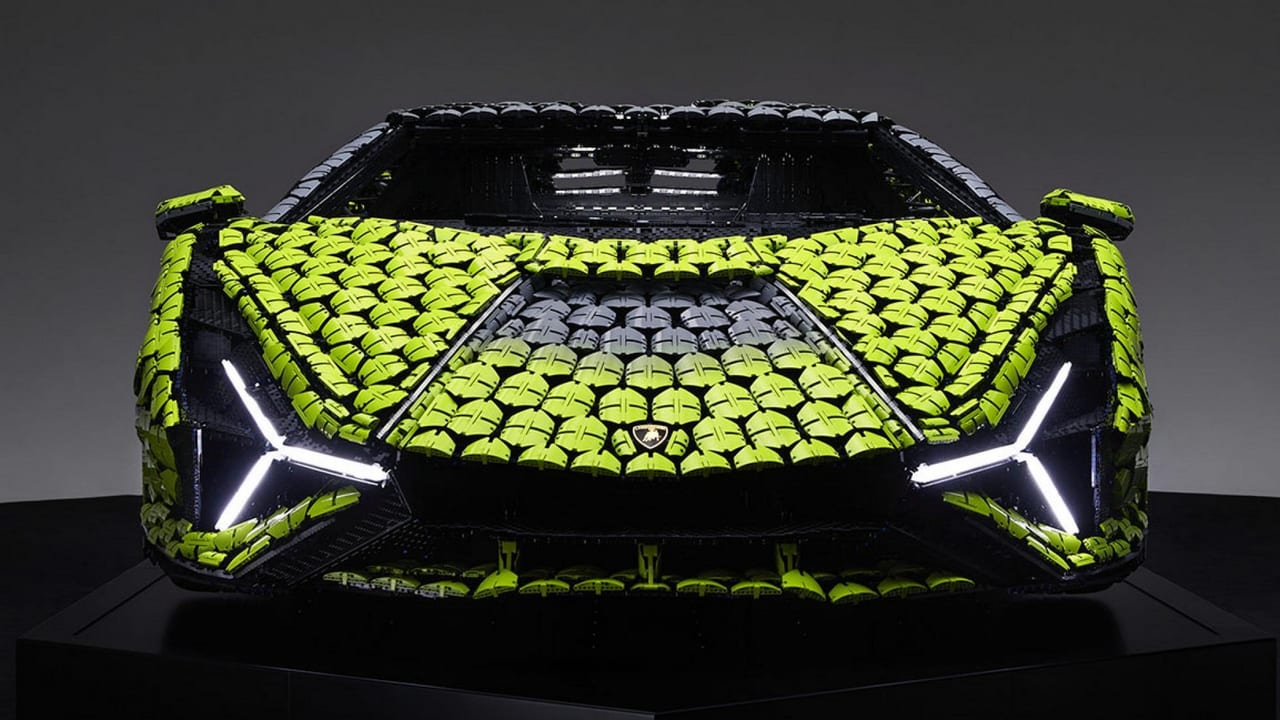 40万個のピースでできた実物大のレゴ版 ランボルギーニ シアン | トップギア・ジャパン Top Gear JAPAN